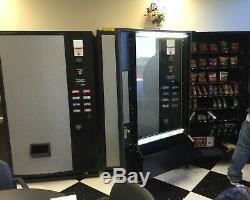 1 Used M&M Vending Machine, 1 Snack Machine and 2 Soda Can Serpentine Machines