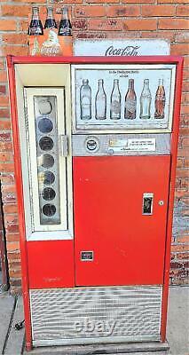 100% WORKING VINTAGE 60's COCA-COLA BOTTLE VENDING MACHINE WATCH VIDEO FREE SHIP