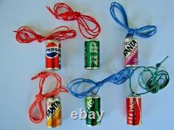 140 BULK MINI NOS OLD PEPSI 7UP COKE FANTA SPRITE Soda Can Charm Vending Machine