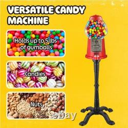 15 Gumball Machine with Stand and Coin Bank Bubble Machine Candy Dispenser
