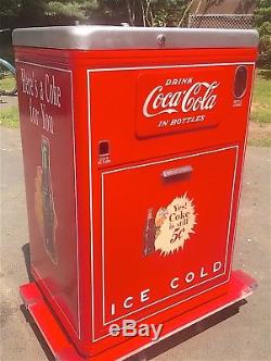 1930's Coca-Cola 5 Cent Vendo 23 COKE Vending Machine- RENOVATED Must See
