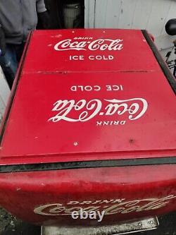 1940'S Original Vintage COCA COLA Refrigerator Machine Rare BarnFind Untouched