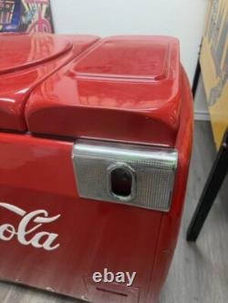1940's Vintage Coca Cola Coke Vending Machine with cooler
