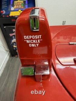 1940's Vintage Coca Cola Coke Vending Machine with cooler