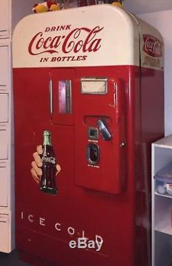 1945 Rochester Bottling Vintage Coke Machine Antique Coca Cola Vending