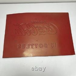 1950-1960 Vintage Drink Coca Cola In Bottles METAL SIGN Advertising Westinghouse
