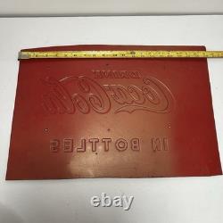 1950-1960 Vintage Drink Coca Cola In Bottles METAL SIGN Advertising Westinghouse