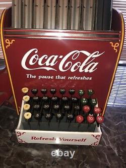 1950's Brandt Coca-cola Theme Change Machine Cash Register Vending Machine