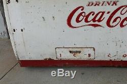 1950's Coca Cola Chest Style Cavalier or Westinghouse COKE Cooler ICE COLD