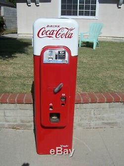 1950's Coke Machine Vendo 44 Unique Can Rack VMC Coca Cola 81