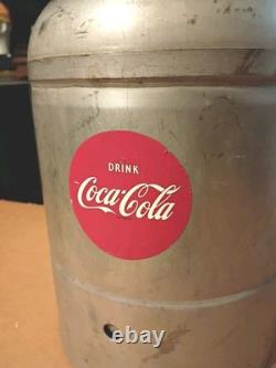 1950's Firestone Coca-Cola Soda Fountain Stainless Steel Keg Carbonator Tank