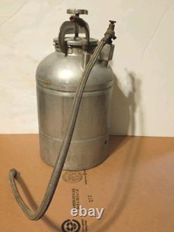 1950's Firestone Coca-Cola Soda Fountain Stainless Steel Keg Carbonator Tank