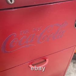 1950's Vendo Model A23E Coca Cola Vending Machine, Spin Top, Coin Op