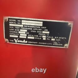 1950's Vendo Model A23E Coca Cola Vending Machine, Spin Top, Coin Op