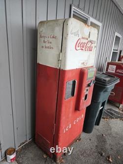 1950s Antique Cavalier C51 Coca-Cola Vending Machine Vintage Coke Cooler