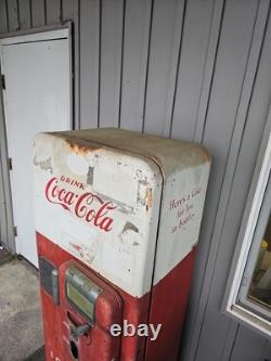 1950s Antique Cavalier C51 Coca-Cola Vending Machine Vintage Coke Cooler