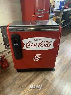 1950s Coca Cola Coke Coin Op Ideal 55 Cooler