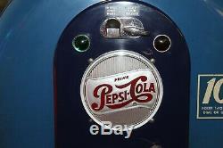 1953 VINTAGE PEPSI Soda Light Up Jacobs Model 56 Vending Machine Original