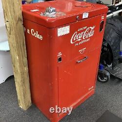 1956 Coca Cola Vending Machine SPIN-TOP TURNTABLE A23E Vendo Vintage PICK UP ONL