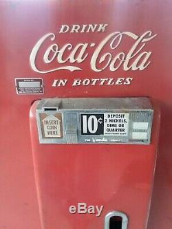 1956 Coke Machine UNRESTORED ORIGINAL Vendorlator Model #XV80A