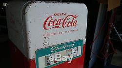 1957 Coca-Cola Glasco rare paper cup pop machine G-400-U2 VENDO chevy ford Dodge