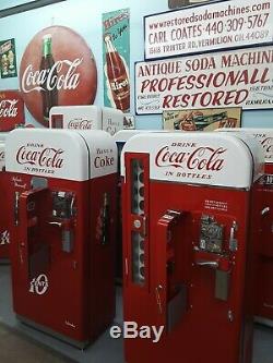 1957 Vendo 81 B & Vendo 39 Coca-Cola Coke Machine PROFESSIONALLY Restored