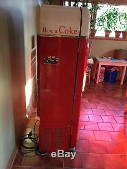1957 Vendo H81D Coke Machine in excellent complete original working condition