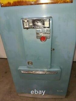 1958 Vendo Coke Milk Vending Machine Very Rare Great Origional Machine