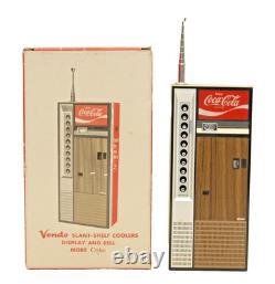 1960's/70's COCA-COLA VENDING MACHINE AM/FM TRANSISTOR RADIO ORIGINAL BOX