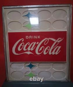 1960's Vintage Coca-Cola Vending Machine Sign Panel, Possibly Cavalier 64