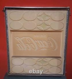 1960's Vintage Coca-Cola Vending Machine Sign Panel, Possibly Cavalier 64