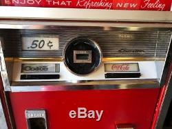 1963 Cavalier Cs-55e Vintage Coca-cola Vending Machine