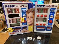 1991 Pepsi Talking Battery Operated Vending Machine Electronic Voice Exc In Box