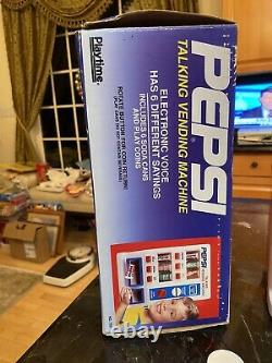 1991 Pepsi Talking Battery Operated Vending Machine Electronic Voice Exc In Box