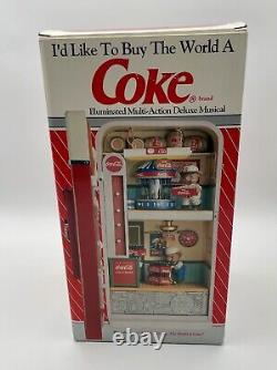 1993 Enesco Coca-Cola Machine Plays I'd Like To Buy the World a Coke (C4)