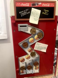 1993 Enesco Coca-Cola Vending Machine Multi-Action Music Box
