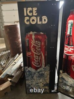 1995 VTG Coin Only Coca-Cola Soda Vending Machine with LED Display