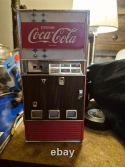 1996 Vintage Coca Cola Musical Vending Machine Bank Lights Up Plays Song Sounds