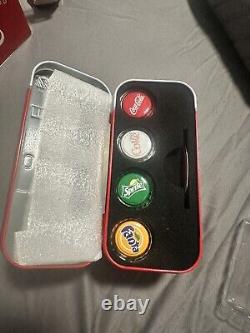 2020 COCA-COLA FANTA SPRITE COKE-DIET Silver Coins Bottle Caps & Vending Machine