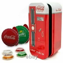 2020 Fiji COCA-COLA VENDING MACHINE $1 SILVER BOTTLE CAP COINS 4 Flavors