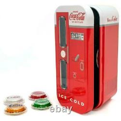 2020 Fiji COCA-COLA VENDING MACHINE $1 SILVER BOTTLE CAP COINS 4 Flavors