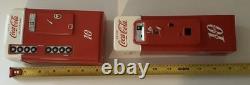 2020 Jacobs & Vendo Mini Coca Cola Vending Machines & Display Shelf