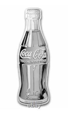 2024 Coca Cola Bottle Colorized One Ounce Coke Vending Machine Tin Bank