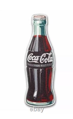 2024 Coca Cola Bottle Colorized One Ounce Coke Vending Machine Tin Bank