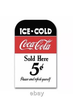 2024 Coca Cola Bottle Colorized One Ounce Coke Vending Machine Tin Bank