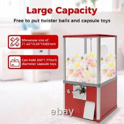 25-Cent Vending Machines, Coin Operated Commercial Large Capacity Gumball Mac
