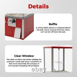 25-Cent Vending Machines, Coin Operated Commercial Large Capacity Gumball Mac