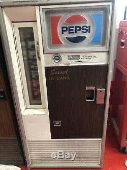 3 Vendo Vintage Bottle Can Soda Pop Vending Machines 70s Coke, Pepsi, Dr Pepper