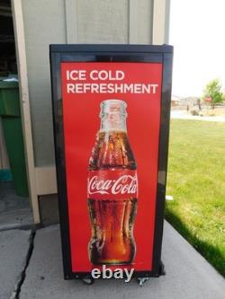 41 T Coca-Cola Rolling Lift Top Soda Beer Mini Fridge Electric Cooler By IDW 41 T Coca-Cola Rolling Lift Top Soda Beer Mini Fridge Electric Cooler By IDW