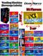 50 Dixie Narco Soda Vending Machine Beverage Label (flavor Strip) Variety Pack